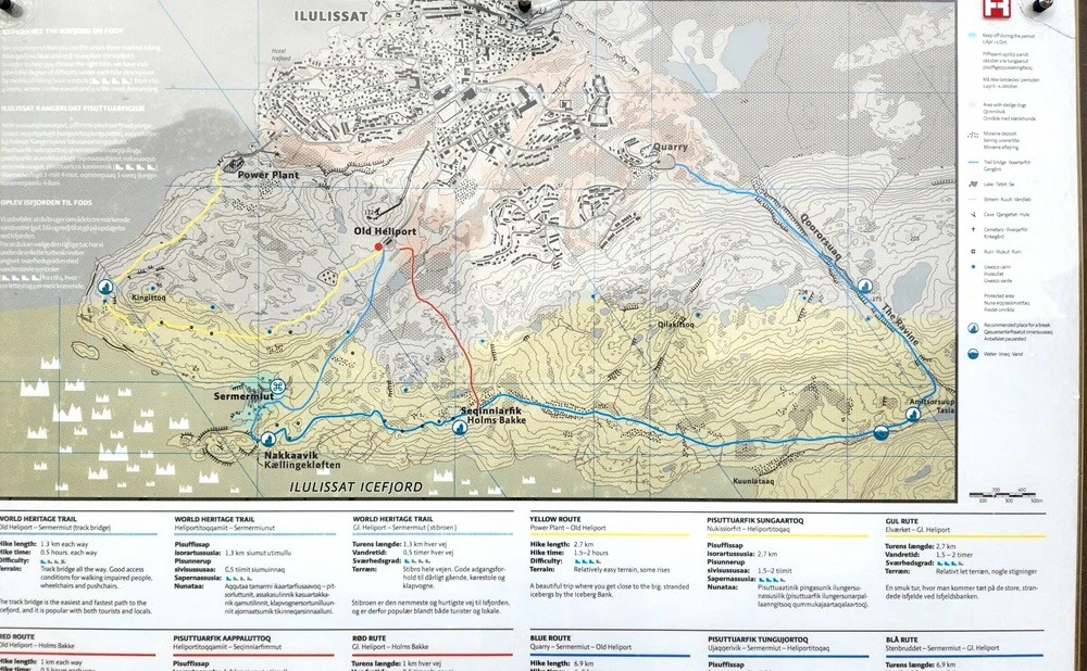 ハイキングコースMAP